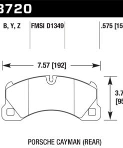 Hawk 15-17 Porsche Cayenne Front HPS 5.0 Brake Pads