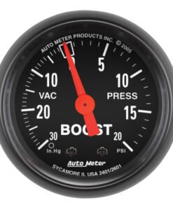 Autometer Z Series 52mm 20 PSI Mechanical Boost Vacumm Gauge