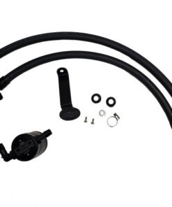 J&L 2022+ Toyota Tundra 3.5L Turbo Oil Separator 3.0 Driver Side - Black Anodized
