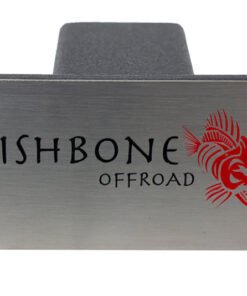 Fishbone Offroad Hitch Cover - 2In Hitch - Black Powdercoated Steel