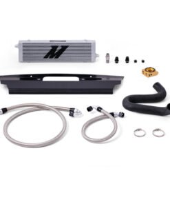 Mishimoto 2015+ Ford Mustang GT Thermostatic Oil Cooler Kit - Silver