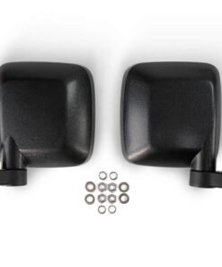 DV8 18-22 Jeep 4 Door JL/JT Aluminum Half Doors with Perforated Mesh Front