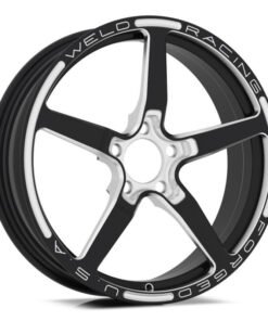 Weld Alumastar 1-Piece 18x6 / 5x115 BP / 2.7in. BS Black Wheel - Non-Beadlock