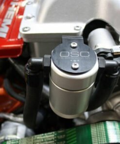 J&L 15-18 Dodge Hellcat/Demon 6.2L Hemi Passenger Side Oil Separator 3.0 - Clear Anodized