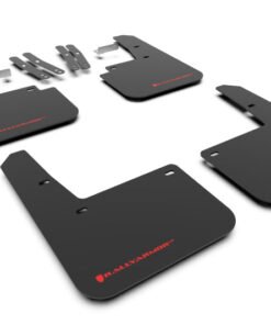 Rally Armor 2018-21 Hyundai Kona Black UR Mud Flap Red Logo