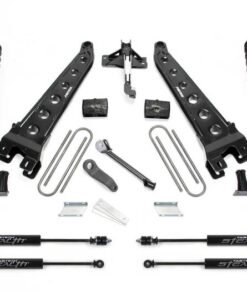 Fabtech 17-20 Ford F250/350 4WD Diesel 4in Radius Arm System w/Stealth Shocks