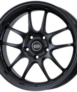 Enkei PF01 18x10.5 5x114.3 15mm Offset 75mm Bore Black Wheel **Special Order**