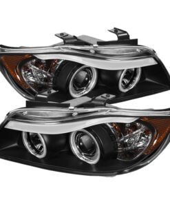 Spyder BMW E90 3-Series 06-08 4DR Projector CCFL Halo - Eyebrow Bulb Blk- PRO-YD-BMWE9005-CCFL-BK
