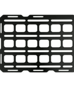 BuiltRight Industries 10in x 7.5in Tech Plate Steel Mounting Panel - Black