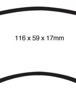EBC 09-11 Audi A4 2.0 Turbo Yellowstuff Rear Brake Pads