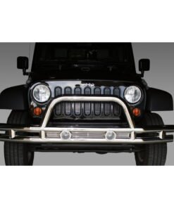 Rugged Ridge 3-In Front Tube Bumper Stainless 07-18 Jeep Wrangler
