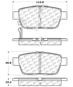 StopTech Street Touring 06-13 Honda Ridgeline / Acura TL Rear Brake Pads
