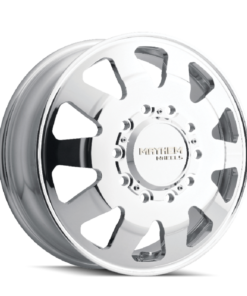 Mayhem 8181 Challenger Dually 22x8.25 / 10x225 BP / 169mm Offset / 170.1mm Hub Polished Wheel
