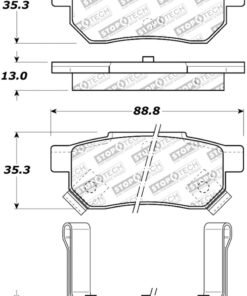 StopTech Street Touring 90-01 Integra (exc. Type R) Brake Pads