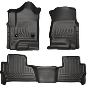 Husky Liners 2015 Chevy/GMC Tahoe/Yukon WeatherBeater Combo Black Floor Liners