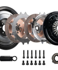 DKM Clutch 98-06 BMW 320i 215mm Ceramic Twin Disc MRX Clutch Kit w/Flywheel