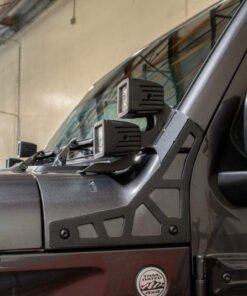DV8 Offroad 2018+ Jeep Wrangler JL A-Pillar Pod Led Light Mount