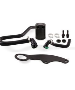 Mishimoto 11-14 Ford Mustang GT Baffled Oil Catch Can Kit - Black