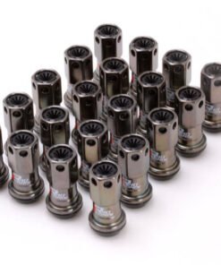 Project Kics 12X1.25 R40 Iconix Classical Lug Nuts w/ Black Plastic Cap - 20 - No Locks