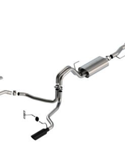 Borla F-150 2021 5.0L 4DR CC SB EC STB LARIAT/KR/PLTM/LTD 3/2.25 SRE Cat-Back Touring Black CHR Tips