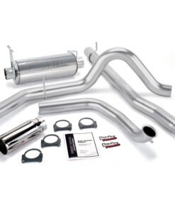 Banks Power 00-03 Ford 7.3L / Excursion Monster Exhaust System - SS Single Exhaust w/ Chrome Tip