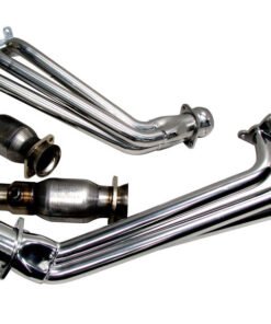 BBK 10-11 Camaro V6 Long Tube Exhaust Headers With Converters - 1-5/8 Chrome