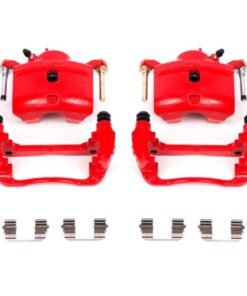 Power Stop 13-15 Acura ILX Front Red Calipers w/Brackets - Pair