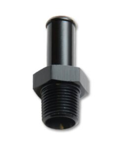Vibrant 1/16in NPT to 1/4in Barb Straight Fitting - Aluminum
