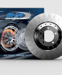 SHW 08-10 Porsche Cayenne Turbo 4.8L Right Front Smooth Lightweight Brake Rotor