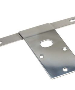 Kentrol 76-86 Jeep CJ License Plate Bracket - Polished Silver