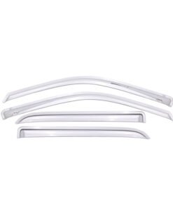 AVS 09-18 Dodge RAM 1500 Crew Cab Ventvisor Front & Rear Window Deflectors 4pc - Chrome
