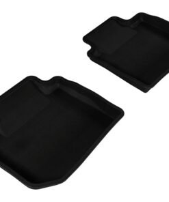 3D MAXpider 2012-2019 Subaru Impreza/XV Crosstrek/WRX/Sti Kagu 2nd Row Floormats - Black