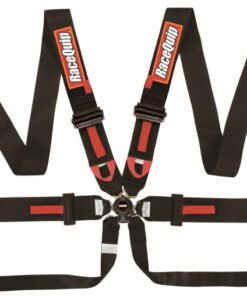 RaceQuip Black FIA CAMLOCK 6pt Pull Down Lap