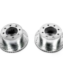 Power Stop 11-19 Chevrolet Silverado 3500 HD Rear Evolution Drilled & Slotted Rotors - Pair