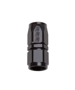 Russell Performance -12 AN Black Straight Full Flow Hose End