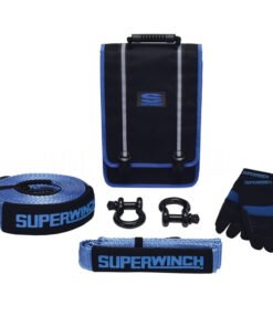 Superwinch Getaway Recovery Kit (Incl. Bow Shackles/Tree Trunk Protec/Recovery Strap/Gloves/Bag)