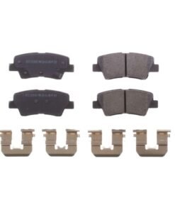 Power Stop 12-19 Hyundai Accent Rear Z17 Evolution Ceramic Brake Pads w/Hardware