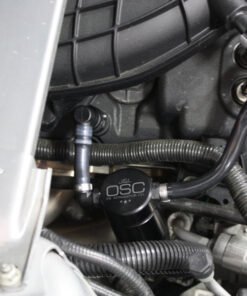J&L 11-17 Ford Mustang V6 Passenger Side Oil Separator 3.0 - Black Anodized