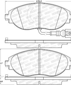 StopTech Sport 12-17 Volkswagen CC Front Brake Pads