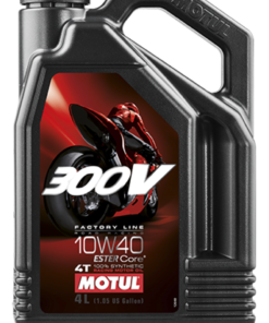 Motul 4L Synthetic-ester 300V Factory Line Road Racing 10W40 - Case of 4