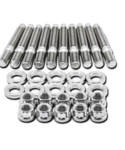 BLOX Racing SUS303 Stainless Steel Intake Manifold Stud Kit M8 x 1.25mm 55mm in Length - 8-piece
