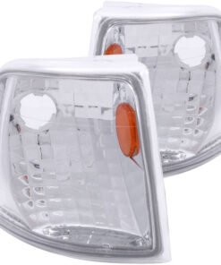 ANZO Corner Lights 1993-1997 Ford Ranger Euro Corner Lights Chrome w/ Amber Reflector