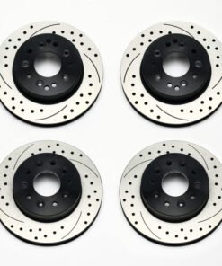 Wilwood Rotor Kit Front/Rear-Drilled 65-82 Corvette C2/C3 (1Pc Rotors)