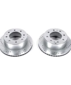 Power Stop 11-19 Chevrolet Silverado 2500 HD Rear Evolution Drilled & Slotted Rotors - Pair