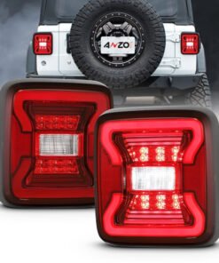 ANZO 18-19 Jeep Wrangler JL LED Taillights Black