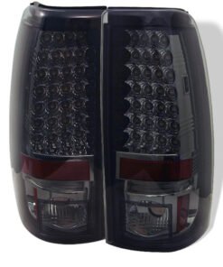 Spyder Chevy Silverado 1500 99-02 (Not Fit Stepside) LED Tail Lights Smke ALT-YD-CS99-LED-SM