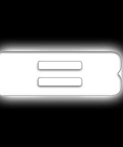 ORACLE Lighting Universal Illuminated LED Letter Badges - Matte White Surface Finish - B