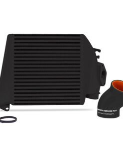 Mishimoto 08-14 Subaru WRX Top-Mount Intercooler Kit - Powder Coated Black & Black Hoses