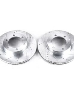 Power Stop 01-07 Toyota Sequoia Front Evolution Drilled & Slotted Rotors - Pair