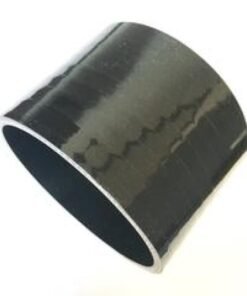 Ticon Industries 4-Ply Black 4.0in Straight Silicone Coupler